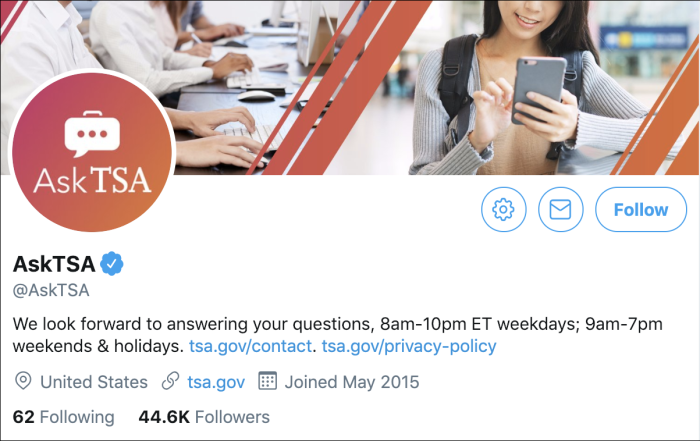 Twitter AskTSA government shutdown 2019